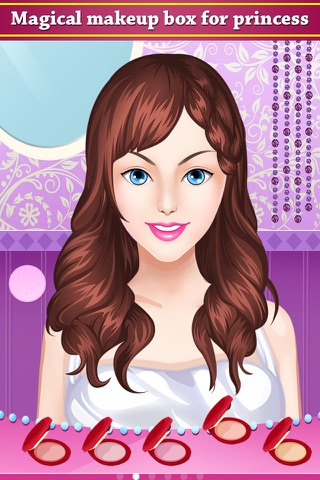 Hollywood princess wedding salon : spa, makeup, dress up and makeover best free games for girls screenshot 2