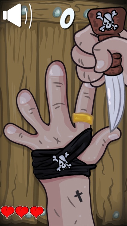 Finger Roulette Pirate - Knife Game of Courage