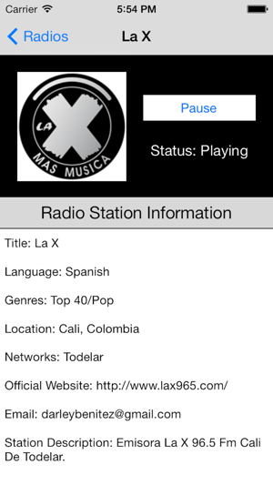 Colombia Radio Live Player (Bogotá / español)(圖4)-速報App