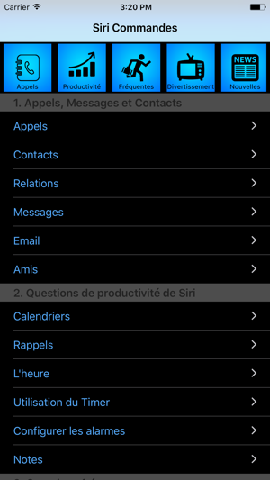 Commandes pour Siri(圖1)-速報App