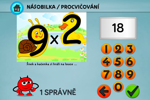 Hravá násobilka screenshot 3