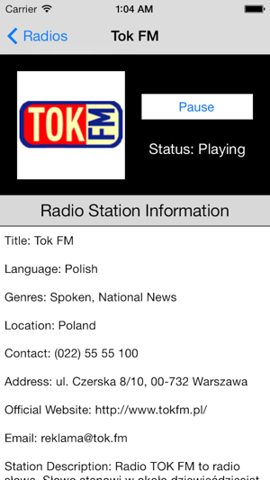 Poland Radio Live Player (Polish / Polska)(圖2)-速報App