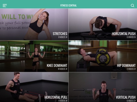 Fitness Central - exercise video guides screenshot 2