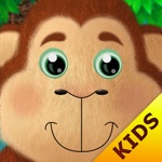 Kids Academy ∙ 5 little monkeys jumping on the bed. Interactive Nursery Rhyme.