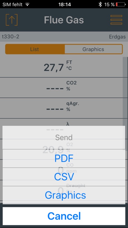 testo Combustion App