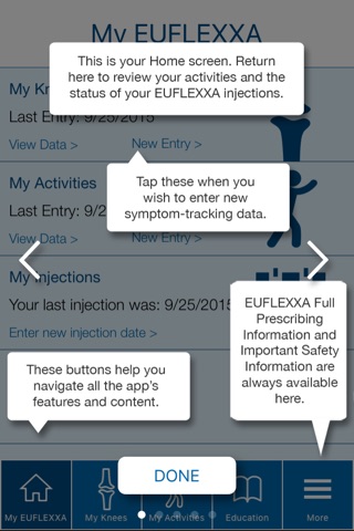 My Euflexxa screenshot 2