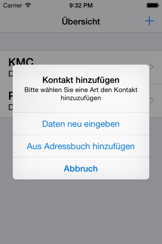 KMC Visitenkarte Pro screenshot 4
