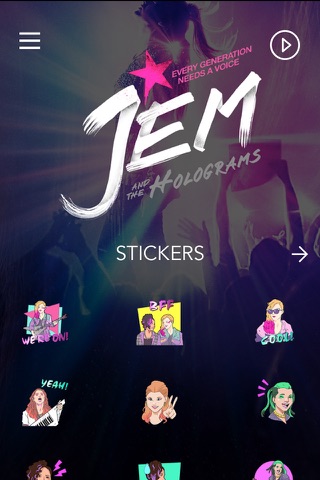 Jem and the Holograms Emoji screenshot 2