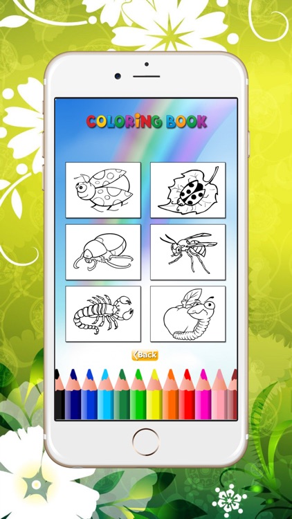 Coloring Book Insect and Arachnid: Learn to paint and color a bee, spider and more screenshot-3