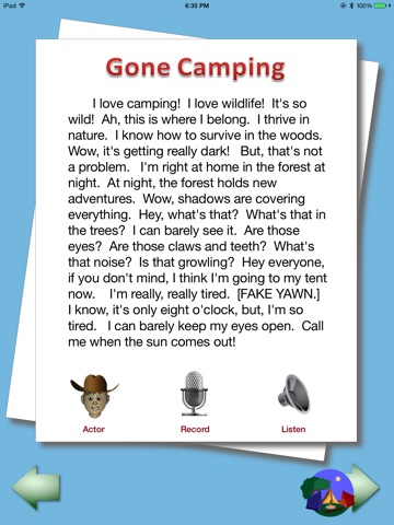 Gone Camping - Adventure in Voice-Over Acting screenshot 4