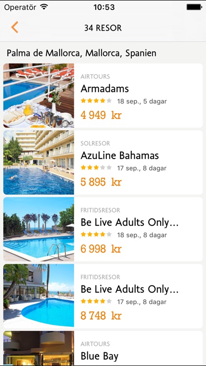 Reseguiden.se Charter screenshot-3