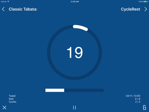 Tabaline - Tabata Timer screenshot 3