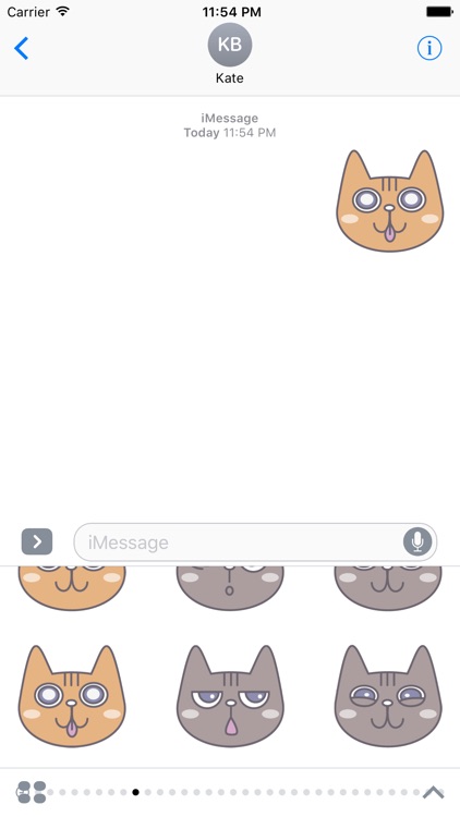 Emoticon Cat and Friends