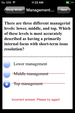 CLEP Management Exam Prep screenshot 3