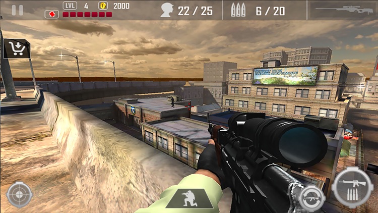 Urban Commando Shooting Blackout 3D screenshot-4