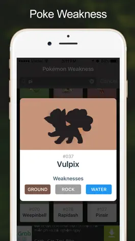 Game screenshot iPoke Weakness for Pokémon Go apk