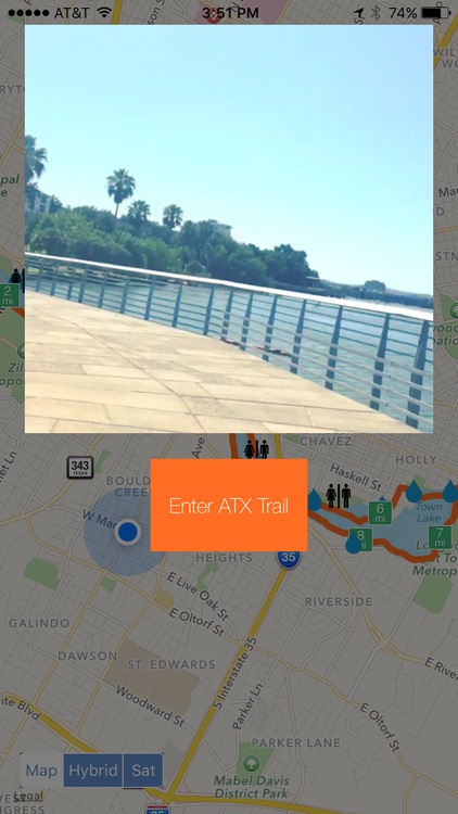 ATX Trail - never get lost or thirsty on Austin's Town Lake trail ever again.