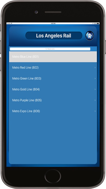 Los Angeles Rail California USA where is the Rail