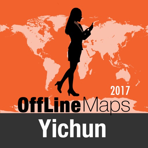 Yichun Offline Map and Travel Trip Guide icon