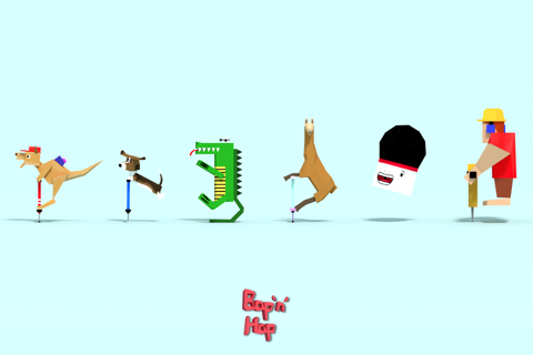 Bop 'n' Hop - Endless Arcade Pogo Hopper screenshot 4