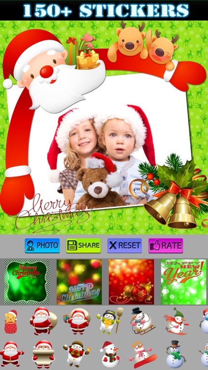 Christmas Stickers and Photo Frames