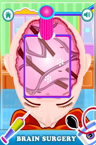 Brain Surgery Kids Free Game screenshot 2