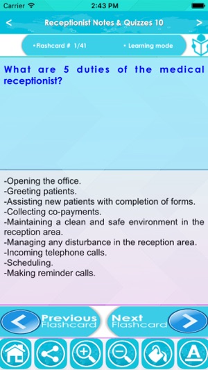 Receptionist Exam Review & Test Bank App : 800 Study Notes, (圖4)-速報App