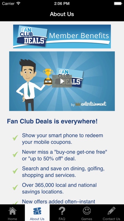 Fan Club Deals