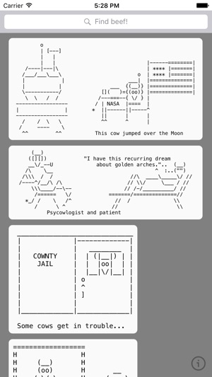 ASCII Cows