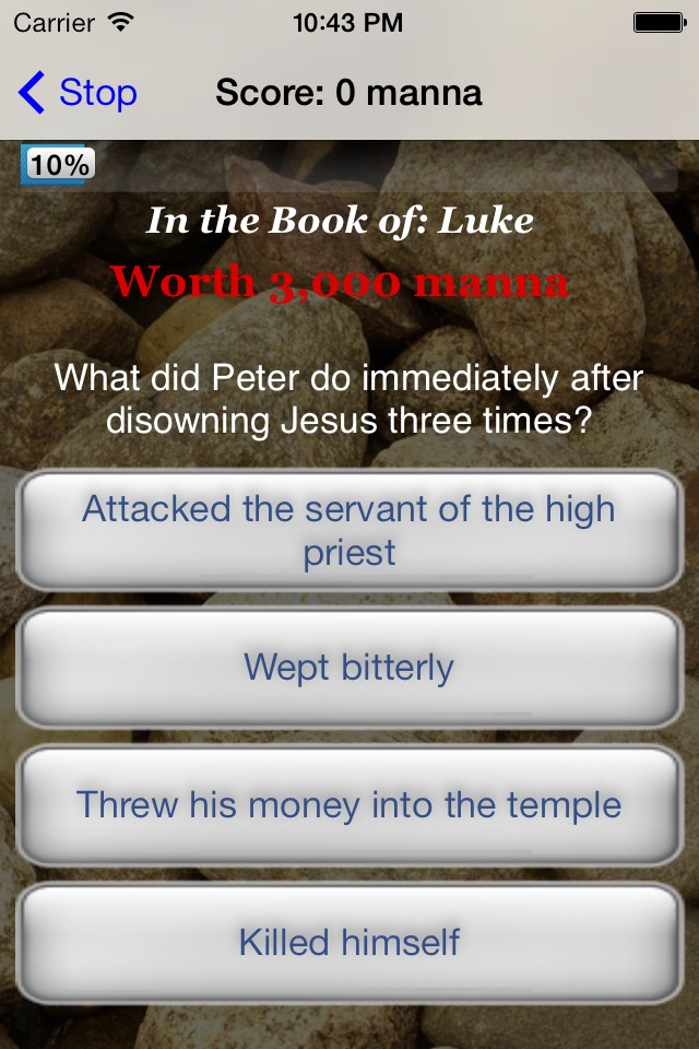 Biblicious Bible Trivia screenshot 4
