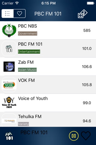 Pakistan Radio  (Islamabad / Urdu / پاکستان ریڈیو / اردو) screenshot 2