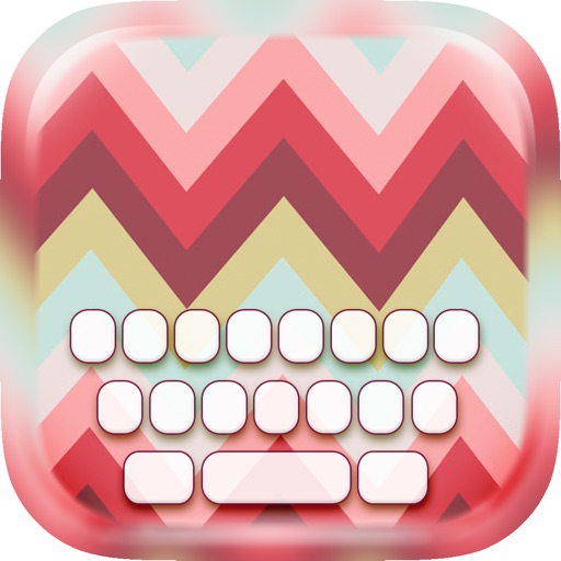 Keyboard –  Monogram : Custom Color & Wallpaper Themes in The Art Designs Collection Style