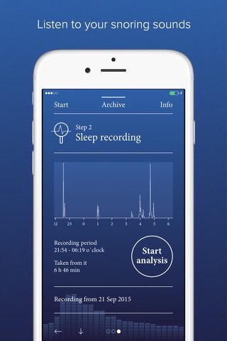 snore clinic – Die Schnarchanalyse-App der Klinik Prof. Sailer screenshot 4