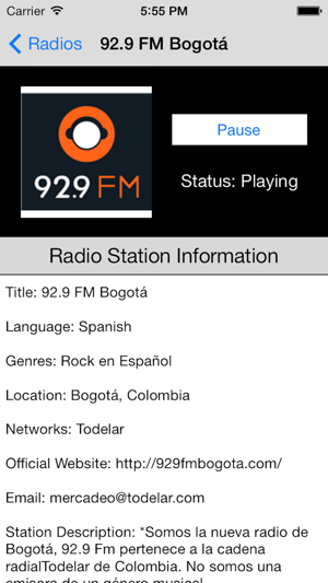 Colombia Radio Live Player (Bogotá / español)(圖5)-速報App