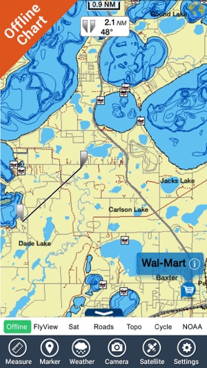 Fort Peck lake map - Montana GPS fishing charts(圖3)-速報App