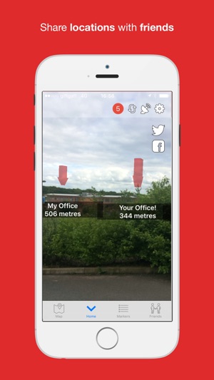 Big Red Arrow : Mark & Find Places(圖4)-速報App