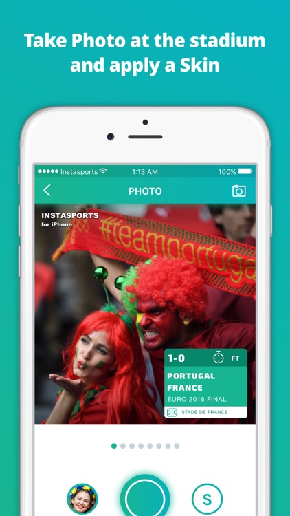 InstaSports - MLS Scores over your Photos!