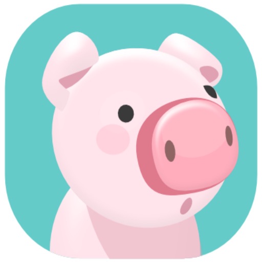 Pig jump and run Icon
