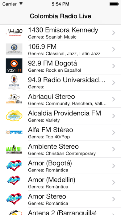 How to cancel & delete Colombia Radio Live Player (Bogotá / español) from iphone & ipad 1