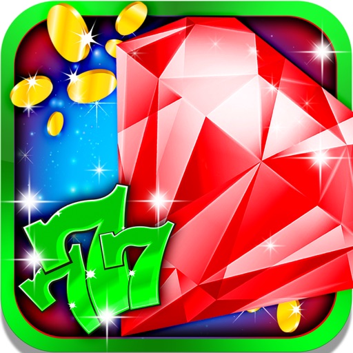 Gems & Jewels Slot Machine - Blitz the coins and pocket big casino winnings iOS App