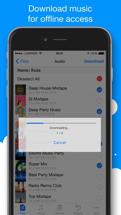 Musicloud Pro - MP3 & FLAC Music Player for Clouds