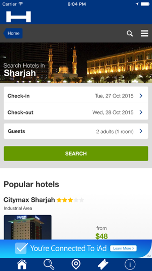 Sharjah對於今晚與地圖和旅行遊覽比較和預訂酒店(圖1)-速報App