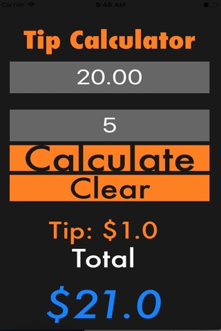 Stylish Tip Calculator screenshot 3