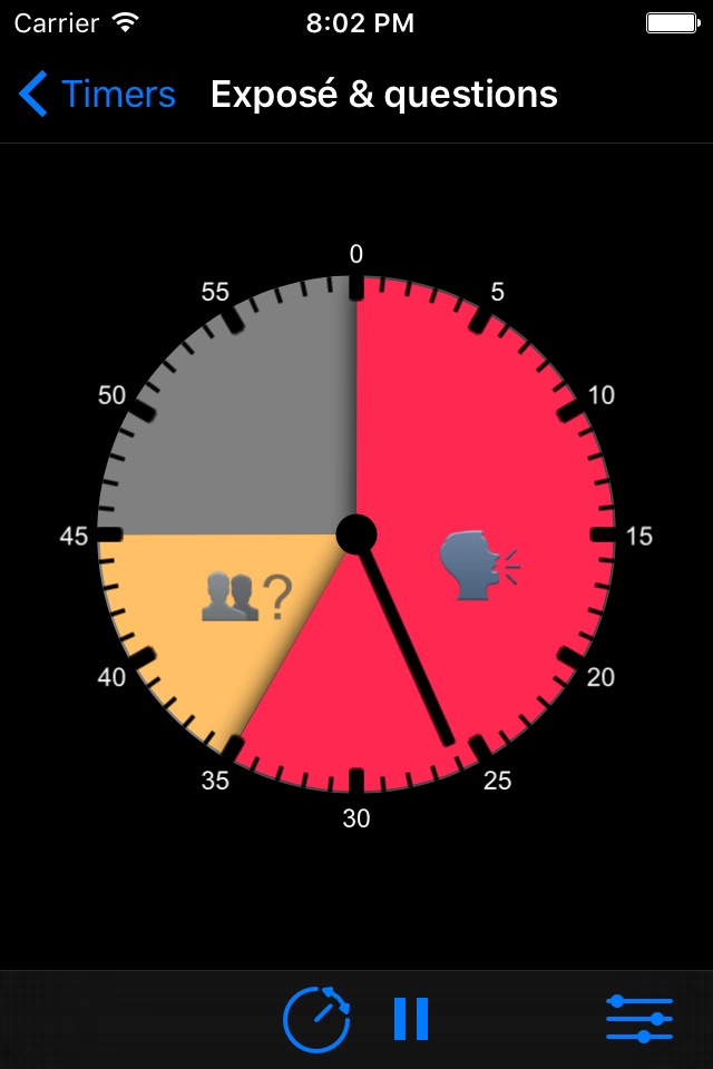 Hic Et Nunc Timer - customizable, easy, visual screenshot 2