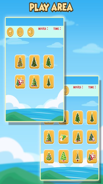 Match Xmas Tree Cards Kid Game screenshot-3