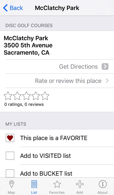 Disc Golf Course Locator