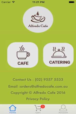Alfredo Cafe screenshot 2