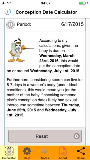 Conception Date Calculator(圖2)-速報App