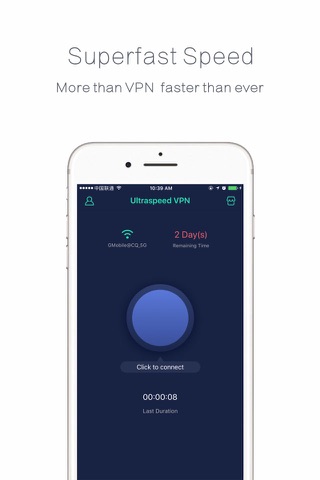 Ultraspeed VPN - Anonymous, Privacy and Unblock screenshot 2