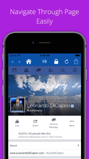 Mini for Facebook - with Lock Feature(圖4)-速報App